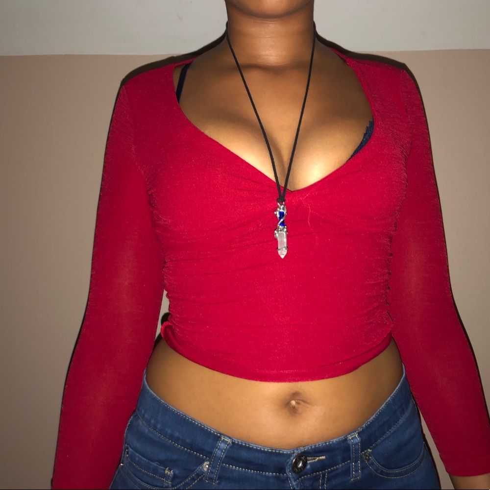 Red Half Shirt